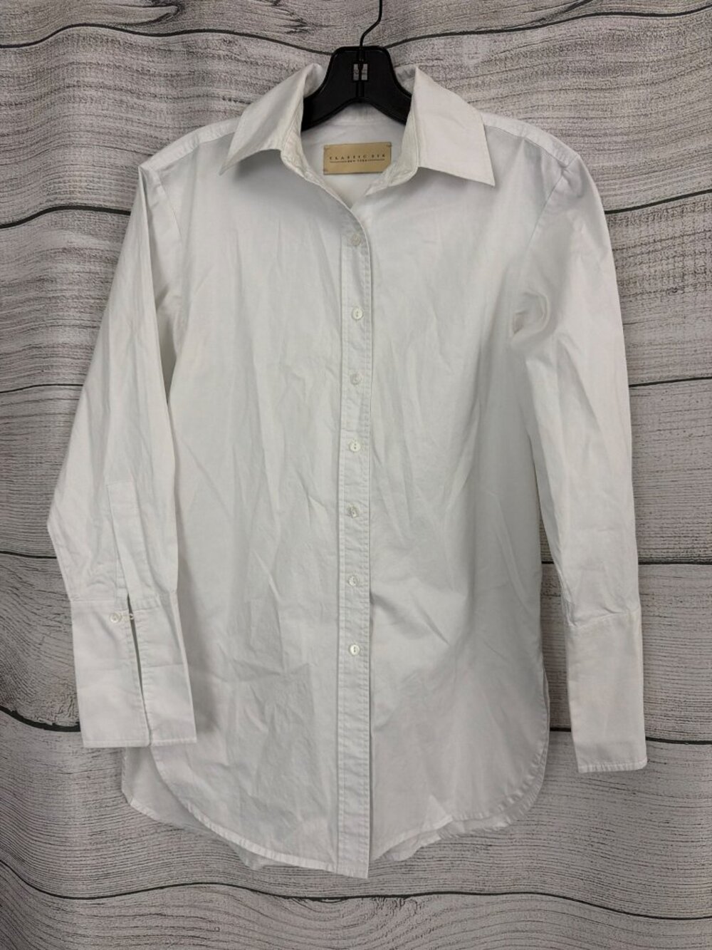 Classic Six Donna Button Down Shirt Size 4